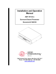 Audio international MSM2912-02-x Specifications