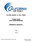 California Air Tools TL5 Owner`s manual