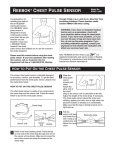 Reebok ACD1 User`s manual