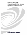 Crestron C2N-SDC Installation guide
