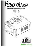 Chauvet Vesuvio RGBA User manual