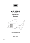 AOR AR2300 Specifications