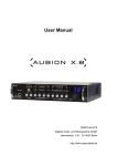 Dspecialists Aubion X.8 User manual