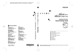 Ricoh Aficio Color 5560 Operating instructions