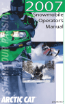 Arctic Cat 2007 Operator`s manual