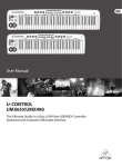 Behringer U-Control UMX610 User manual