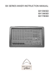 Wharfedale Pro BX1360SD Instruction manual