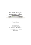 EEG DE285 HD Product manual