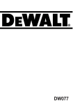 DeWalt DW077 Technical data
