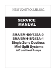 COMFORT-AIRE SMH12 Service manual