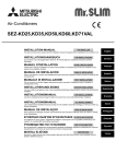 Mitsubishi Mr.Slim SEZ-KD60 Installation manual