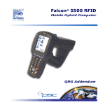 Datalogic Falcon 5500 Instruction manual