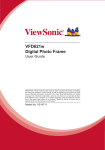 ViewSonic VFD621w-70 User guide