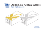 ADDER X-RMK-BLANK4 Specifications