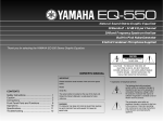 Yamaha EQ-500U Owner`s manual