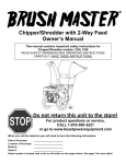 DEK Brush Beast 36BB Owner`s manual