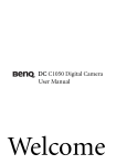 BenQ DC C1050 User manual