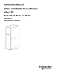 Schneider Electric InRow ACRD201 Installation manual