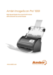 Ambir ImageScan Pro 820i User`s guide