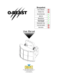 Chauvet O-Beast User manual
