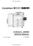 Savin 4027 Service manual