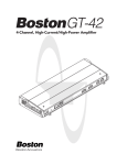 Boston GT-42 Specifications