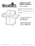 Char-Broil 463460712 Product guide
