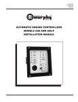 Murphy Automatic Engine Controller A88-F Installation manual