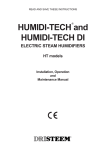 DriSteem HUMIDI-TECH Specifications