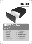 Waeco CoolFun CD-30 Instruction manual