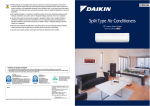 Daikin FTXS80KVMA User`s manual