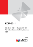 ACTi KCM-3311 User`s manual
