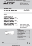 Mitsubishi MSZ-FD35VAS Service manual