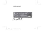 Verona CR 43 Technical data