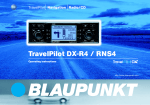 Blaupunkt DX-R4 Operating instructions