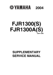 Yamaha 2003 FJR1300 Service manual
