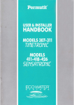 EcoWater Series 2200 User manual