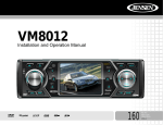 Audiovox VM8012 Specifications