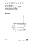 WirelessHART Fieldgate SWG70 Operating instructions
