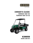 E-Z-GO Terrain 1000 - Gas Specifications