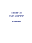 Axis 25788R2 User`s manual