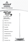 Bissell Pet Hair Eraser User`s guide