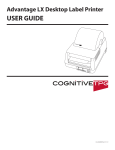 CognitiveTPG Advantage LX User guide