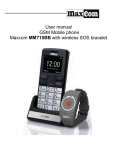 Maxcom MM715BB User manual