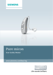 Siemens Pure 700 User guide