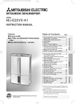 Mitsubishi Electric MJ-E22VX-A1 Instruction manual