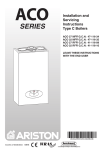Ariston ACO 32 RFFI Technical information