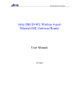 Atrie DB120-WL User manual