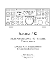 ELECRAFT KPA3 Specifications