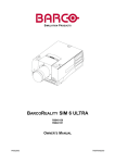 Barco R9040150 Owner`s manual
